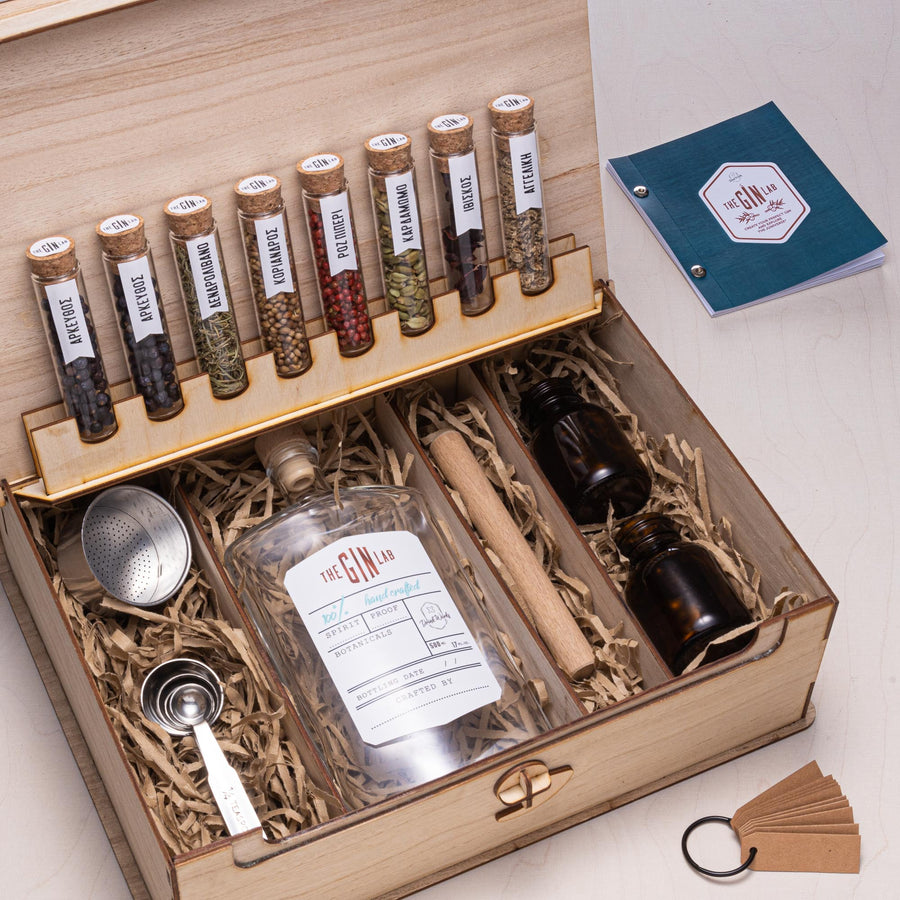 The Gin Lab ◦ Wooden Gift Box